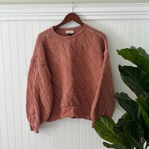 Quilted Sweatshirt